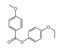 (4-ethoxyphenyl) 4-methoxybenzoate结构式