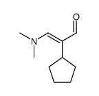 2-Cyclopentyl-3-(dimethylamino)-2-propenal Structure