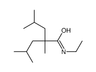 N-ethyl-2,4-dimethyl-2-(2-methylpropyl)pentanamide结构式