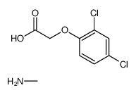 2-(2,4-dichlorophenoxy)acetic acid,methanamine Structure