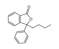 3-butyl-3-phenyl-3H-isobenzofuran-1-one结构式