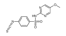 4-isothiocyanato-N-(5-methoxypyrimidin-2-yl)benzenesulfonamide结构式