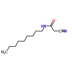 2-Cyano-N-nonylacetamide结构式