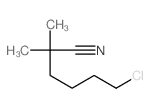 Hexanenitrile,6-chloro-2,2-dimethyl- structure