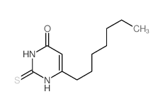 6-heptyl-2-sulfanylidene-1H-pyrimidin-4-one结构式