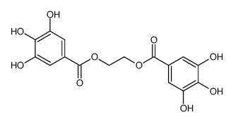 2-(3,4,5-trihydroxybenzoyloxy)ethyl 3,4,5-trihydroxybenzoate结构式