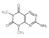 Pyrimido[4,5-e]-1,2,4-triazine-6,8(5H,7H)-dione, 3-amino-5,7-dimethyl-结构式