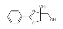 4-Oxazolemethanol,4,5-dihydro-4-methyl-2-phenyl- structure