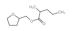 Pentanoic acid, 2-methyl-, (tetrahydro-2-furanyl)methylester结构式