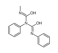 1-(methylcarbamoyl)-1,3-diphenylurea结构式