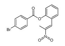 [2-(2-nitroprop-1-enyl)phenyl] 4-bromobenzoate结构式