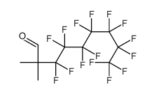 3,3,4,4,5,5,6,6,7,7,8,8,9,9,9-pentadecafluoro-2,2-dimethylnonanal Structure