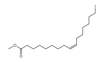 Methyl 16-iodo-(Z)-9-hexadecenoate Structure