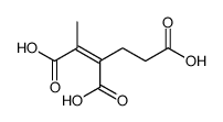 3-Pentene-1,3,4-tricarboxylic acid structure