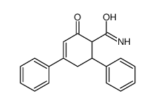 2-oxo-4,6-diphenylcyclohex-3-ene-1-carboxamide结构式