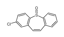 2-chloro-dibenzo[b,f]thiepine-5-oxide结构式