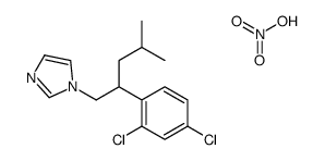 1-[2-(2,4-dichlorophenyl)-4-methylpentyl]imidazole,nitric acid结构式