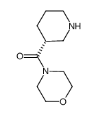 (3R)-Morpholin-4-yl-piperidin-3-yl-methanone结构式