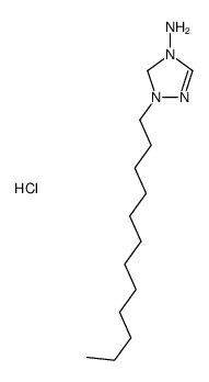 1-dodecyl-1,5-dihydro-1,2,4-triazol-1-ium-4-amine,chloride结构式