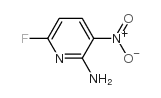 6-氟-3-硝基-2-氨基吡啶结构式