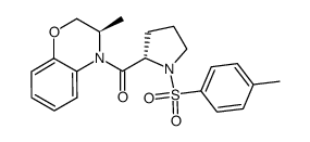 N-[N'-tosyl-(2S)-propyl]-(3R)-2,3-dihydro-3-methyl-4H-1,4-benzoxazine Structure