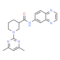 3-Piperidinecarboxamide,1-(4,6-dimethyl-2-pyrimidinyl)-N-6-quinoxalinyl-(9CI) picture