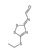 N-(5-ethylsulfanyl-1,2,4-dithiazol-3-ylidene)formamide Structure