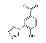 2-imidazol-1-yl-4-nitrophenol Structure