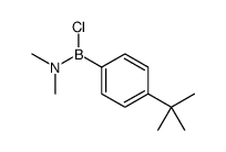 N-[(4-tert-butylphenyl)-chloroboranyl]-N-methylmethanamine结构式