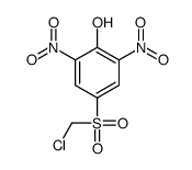 4-(chloromethylsulfonyl)-2,6-dinitrophenol结构式