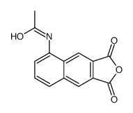N-(1,3-dioxobenzo[f][2]benzofuran-5-yl)acetamide结构式