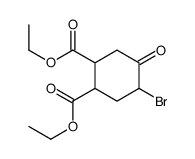 diethyl 4-bromo-5-oxocyclohexane-1,2-dicarboxylate Structure