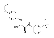 N'-(4-ethoxyphenyl)-N'-[3-(trifluoromethyl)phenyl]oxamide结构式