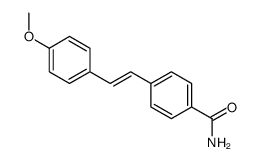 4-[2-(4-methoxyphenyl)ethenyl]benzamide结构式