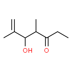 5-Hydroxy-4,6-dimethyl-6-hepten-3-one structure