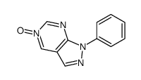 5-oxido-1-phenylpyrazolo[3,4-d]pyrimidin-5-ium Structure