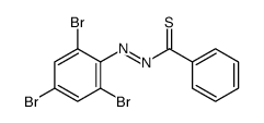 N-(2,4,6-tribromophenyl)iminobenzenecarbothioamide结构式