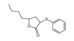 (3S,5S)-5-butyl-3-phenylsulfanyloxolan-2-one结构式