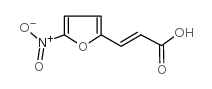 3-(5-硝基-2-呋喃基)丙烯酸结构式