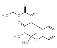 Ethyl (2,3-dimethyl-4-oxo-3,4,5,6-tetrahydro-2H-2,6-methano-1,3-benzoxazocin-5-yl)(oxo)acetate Structure