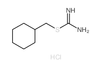 Carbamimidothioic acid,cyclohexylmethyl ester, monohydrochloride (9CI)结构式