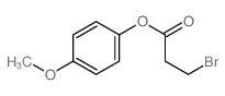 Propanoic acid, 3-bromo-, 4-methoxyphenyl ester picture