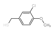 3-CHLORO-4-METHOXYBENZYL MERCAPTAN Structure