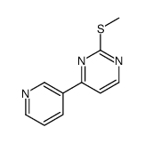 2-甲基硫代-4-吡啶-3-基-嘧啶结构式