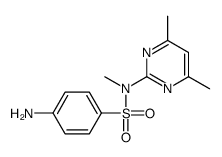 4-amino-N-(4,6-dimethylpyrimidin-2-yl)-N-methylbenzenesulfonamide结构式