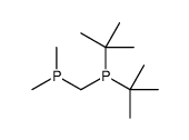 ditert-butyl(dimethylphosphanylmethyl)phosphane结构式