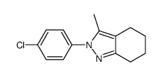 2-(4-chlorophenyl)-3-methyl-4,5,6,7-tetrahydroindazole Structure