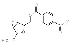 b-D-Ribofuranoside, methyl2,3-anhydro-, 4-nitrobenzoate (9CI) Structure