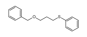 3-(benzyloxy)propyl phenyl sulfide Structure