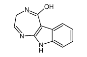 4,10-dihydro-3H-[1,4]diazepino[5,6-b]indol-5-one Structure